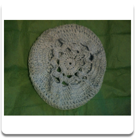 Flower slouch hat