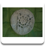 Flower slouch hat